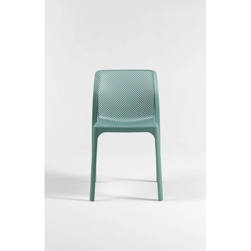 Bit Outdoor Dining Side Chair, Willow