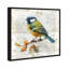 Oiseau bleu - peinture sur toile-69785539-69785540