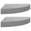 Tablette flottante triangulaire en bois massif 2 pièces Naudiya-1697334928-1687716879