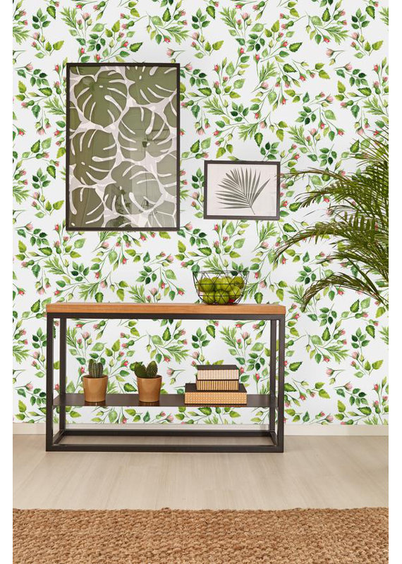 Rouleau de papier peint amovible Marable, L 50 po x l 25 po