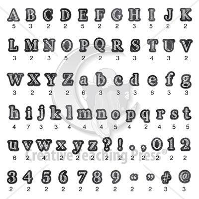 Chalk It up! Chalkboard Designer Letters
