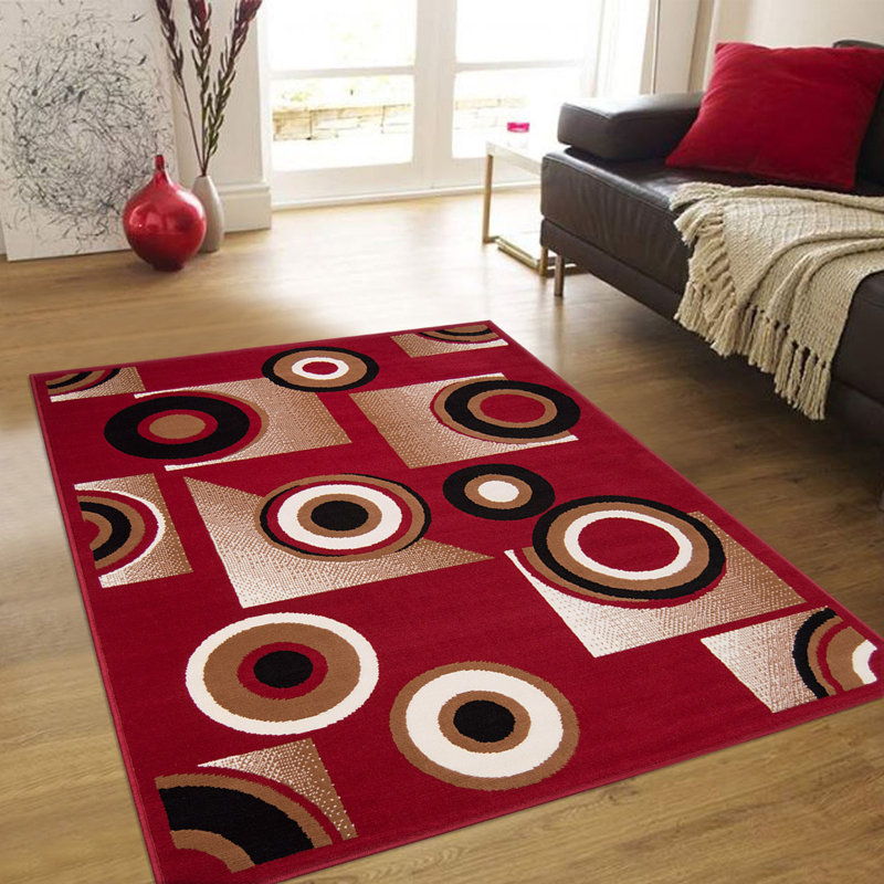 Geometric Indoor Rug, 5'2" x 7'1"
