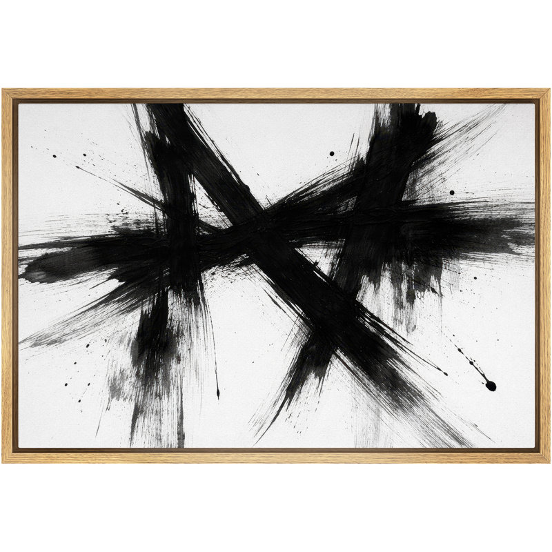 «Dark Forest», art abstrait, images de salon contemporain, impression sur toile encadrée, H 24 po x l 36 po x P 1,5 po