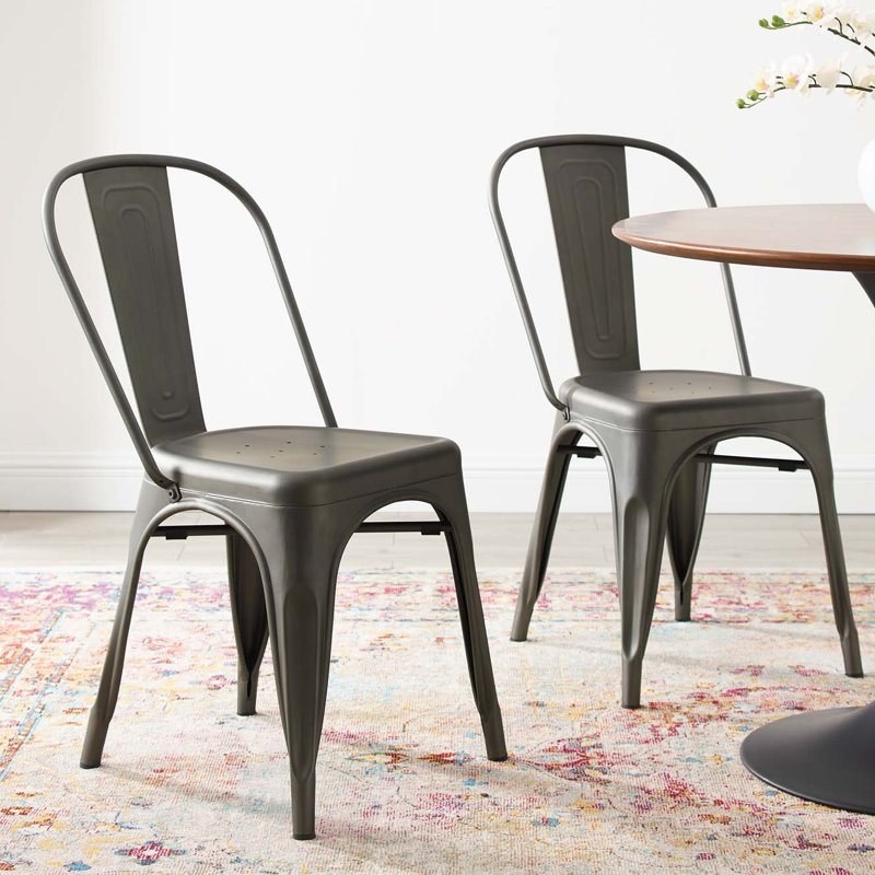 Chaise bistro Promenade par Modway, Bronze industriel