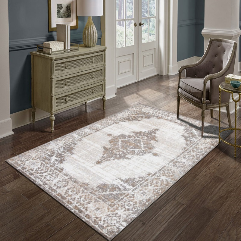 Tapis rectangulaire Saroya, Rectangle 7 pi 11 po x 11 pi 2 po