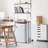 3 Tier Mini Fridge Stand With Storage For Dorm,Over Mini Fridge Multipurpose Storage Shelf Rack Standing Organizer-1888608318