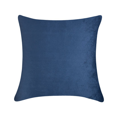 Coussin décoratif en velours uni