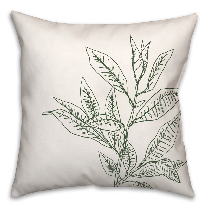 Floral Throw Pillow
