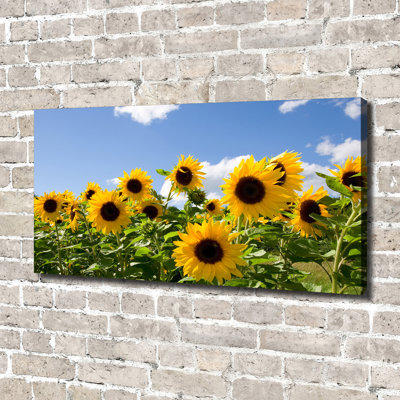 Sunflowers - Wrapped Canvas Print