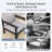 5 - Person Modular Patio Conversation Sets With Cushions, 6-Piece Outdoor All-Weather Waterproof HIPS Sofa Seating Group, Black-1598826589-1594236902