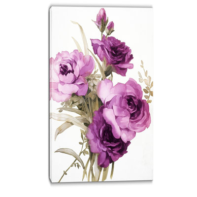 « grappe of fleurs », reproduction d’art sur toile tendue