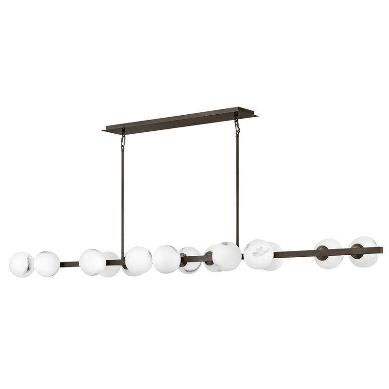 Selene 14 - Light Chandelier, Matte Black