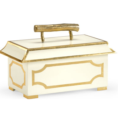 Tole Handmade Wood Decorative Box