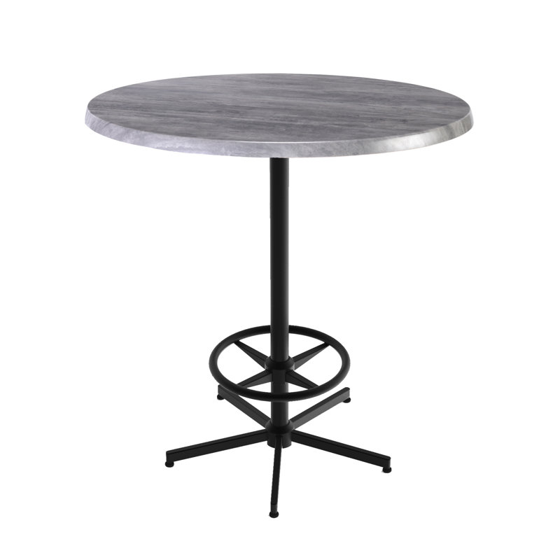 42" Tall, Indoor/Outdoor Table, Graystone, 36" L x 36" W