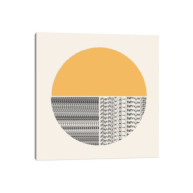Minimalistic Abstract II by Show Me Mars - Wrapped Canvas Gallery-Wrapped Canvas Giclée, 30.48 cm H x 30.48 cm W