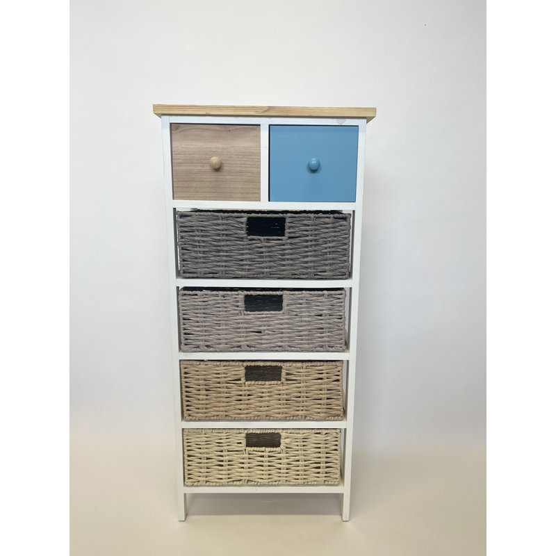 Kentrez 6 Drawer Tallboy Storage