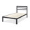 Santrell 14" Contemporary Modern Metal Platform Bed