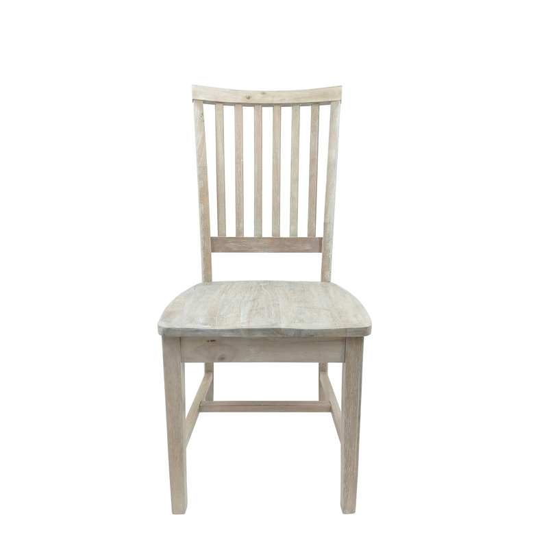 Chaise de salle à manger ergonomique compacte élégante P 20 po x l 18 po x H 39 po, Bois flottant naturel