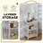 Industrial-style 3-Tier Nightstand (Set of 2) – Available in Black, Gold, and White Finishes-1040154828