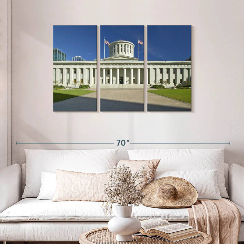 Ohio Statehouse, 28" H x 45" W