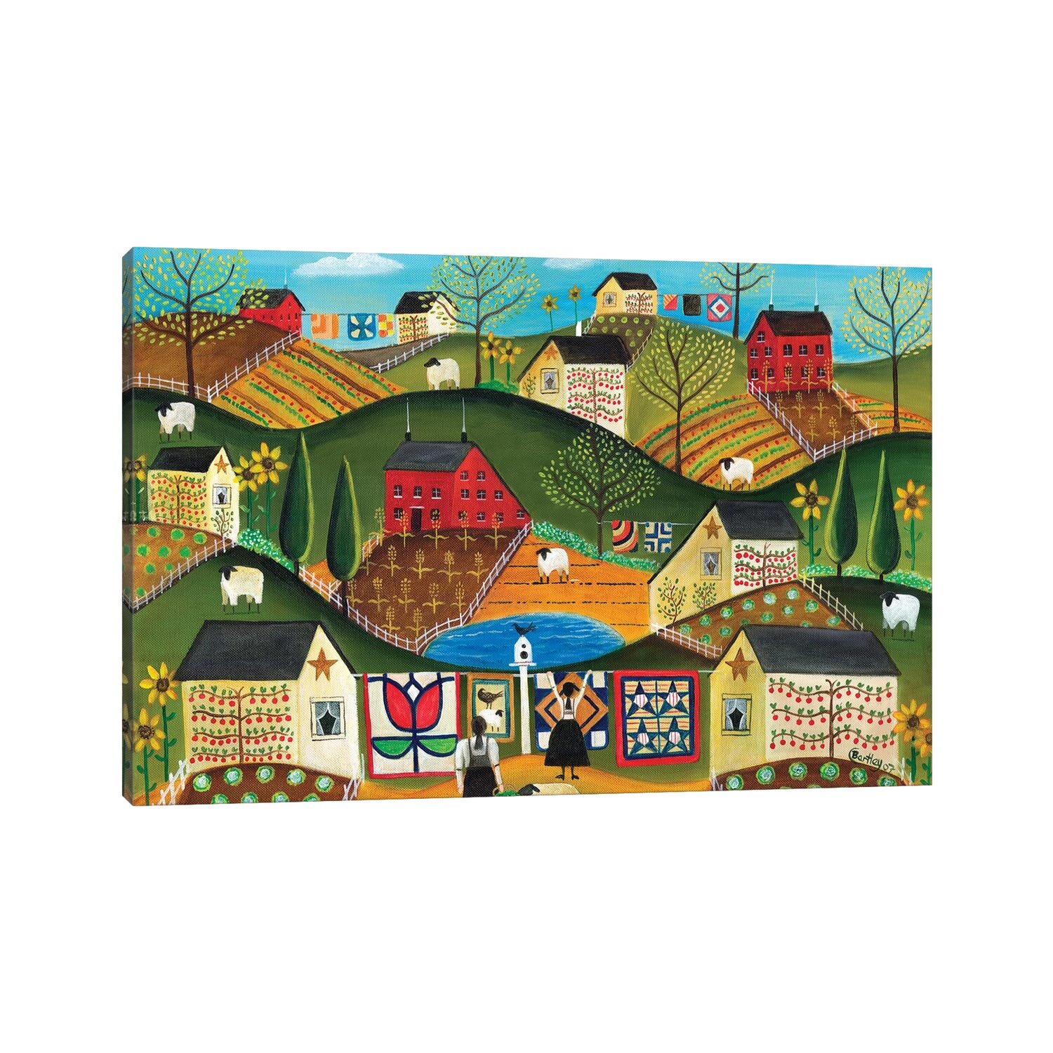 country folk art paintings