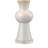 White Ceramic 28'' High 1-Light Table Lamp - Gloss White