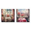 Beautiful Table View Of New York - Assortiment de bouquets carrés assortis, ensemble de 2-1702445552-1702445566