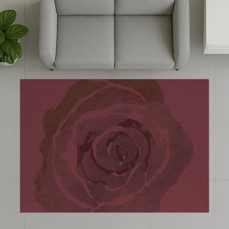 Abstract Area Rug, Runner 70 x 140 cm