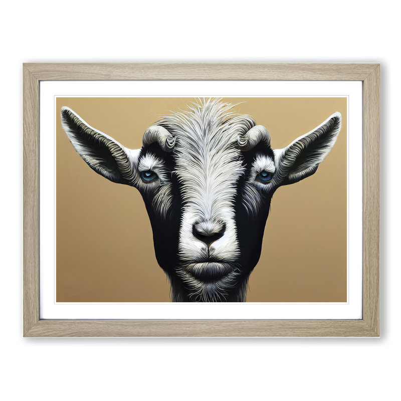 Goat Modern - Single Picture Frame Print
