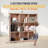 Unglazed Exterior 8-Section Bookcase Classroom Storage Locker