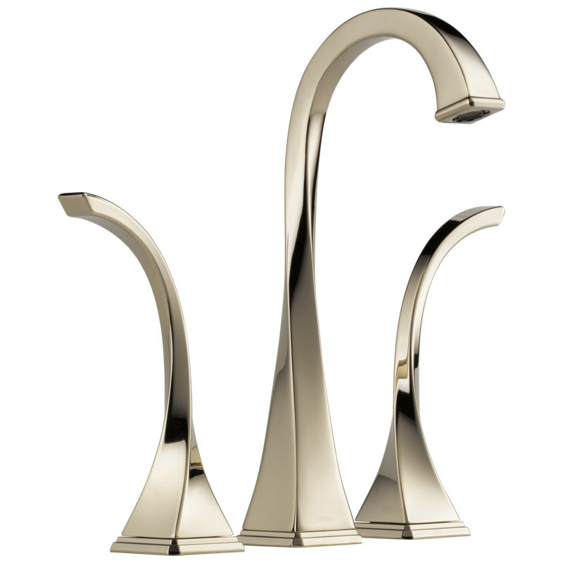 Virage® Two Handle Widespread Vessel Lavatory Faucet, Polished Nickel, 1.2