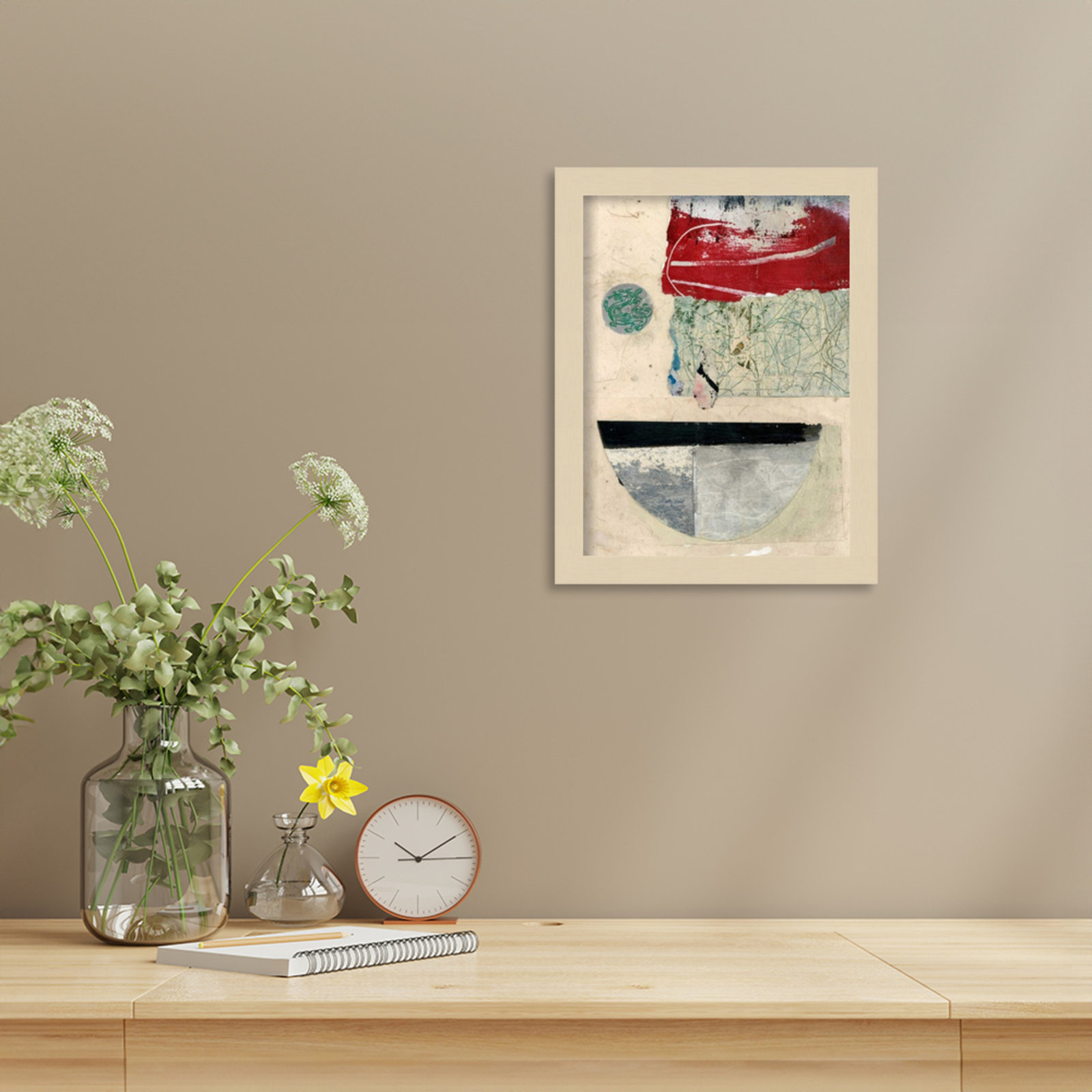 Fresno "Natural Elements No. 2" Print, Brown, 13" H x 10" W