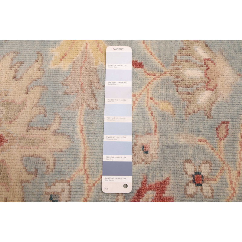 Tapis bleu Jules Serapi 5 pi 11 po x 8 pi 10 po