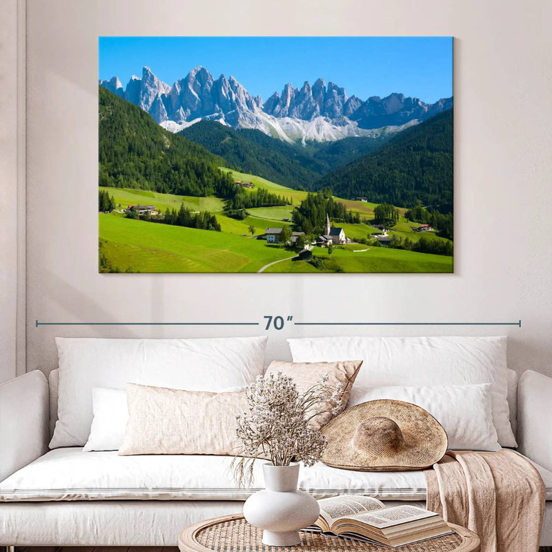 Village d'Alvord à Santa Maddalena, H 34 po x l 51 po