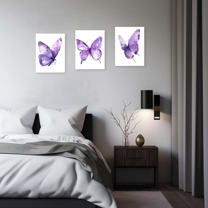 3 Piece Wrapped Canvas Print, 60 cm H x 40 cm W