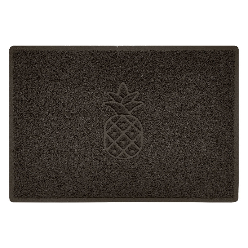 Non-Slip Indoor Doormat, 1.2cm H x 60cm W x 90cm L, Brown