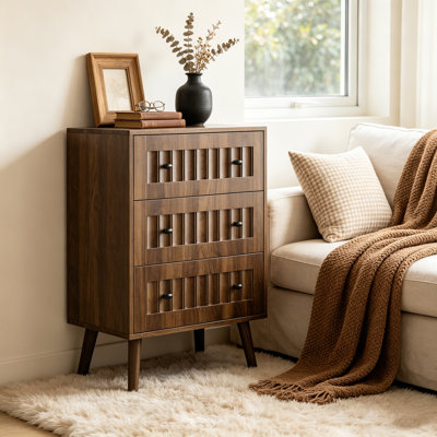 23.6"W 3 Drawer Dresser