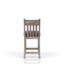 2 tabourets de comptoir gris rustique avec sièges rembourrés - H 40,35 po, l 16,98 po, P 23,27 po, siège en bois massif et paire (de 2), +, hauteur 40,35 po, largeur 16,98 po, profondeur 23,27 po, poids 23 lb