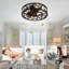 Ventilateur de plafond 12 po avec ensemble d'éclairage Kalliyan