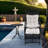 3-Piece Outdoor Wicker Chaise Lounge Set with Chair, Ottoman, and Acacia Wood Table-900631814