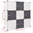 43.3'' W Plastic Shelving Unit