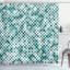  Rideau de douche mauve rétro Artsy + crochets-95078023-95078036