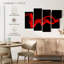 Abstrait numérique rouge Avery Wispy-108893638