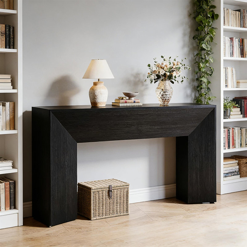 Table d'appoint Sleek, Noir