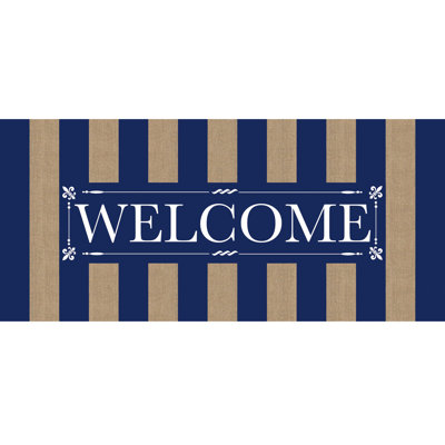 Tapis d'extérieur antidérapant Welcome