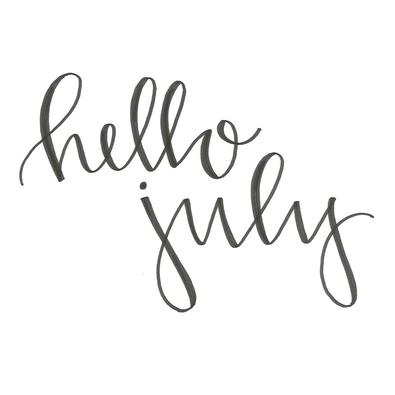 Hello July - Wrapped Canvas Art Prints, 61cm H x 91cm W