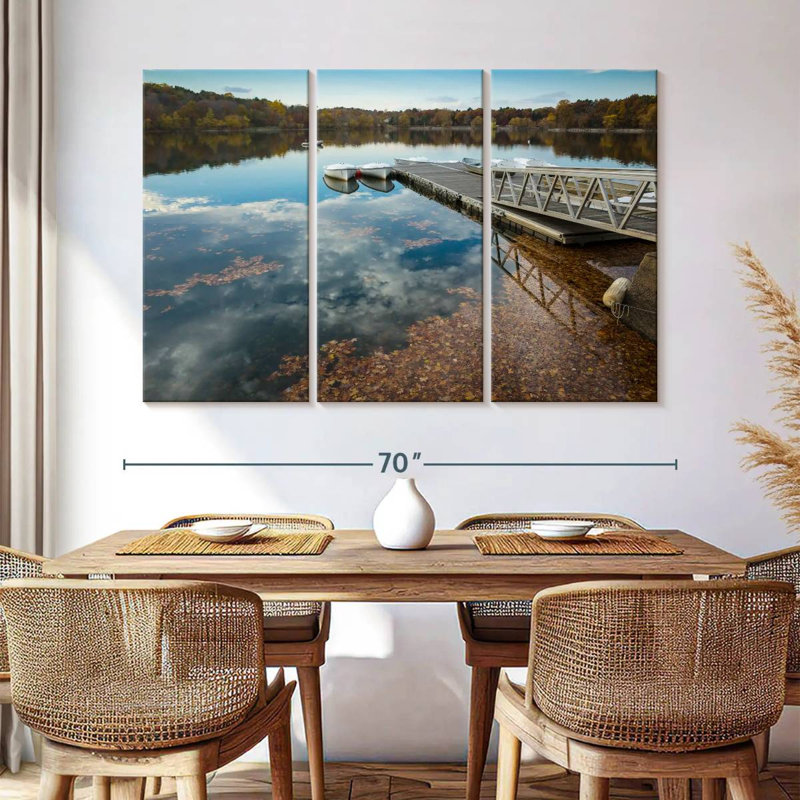 Alvord Lonely Dock Lake, 32" H x 50" W