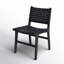 Dale Top Grain Woven Leather with Teak Frame Dining Side Chair-2107399621-2107399673