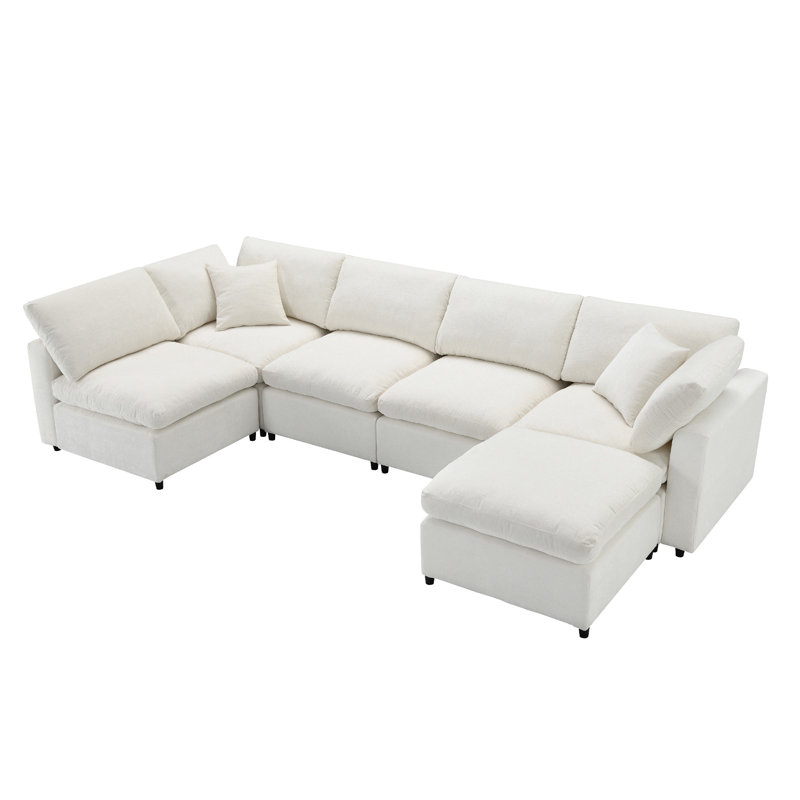 Canapé-lit modulaire 130 * 65 ", Beige