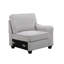 Canapé modulaire en L avec repose-pieds 8 pièces Linen
